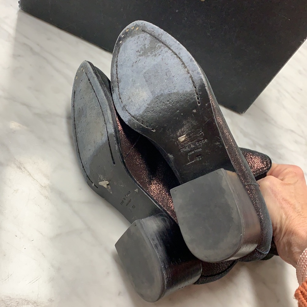 Rag & Bone Walker Bootie in Copper Size 7 - Picture 13 of 13